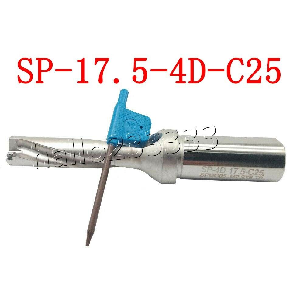 SP-17.5-C25-4D U drill indexable drill 17.5mm C25-4D FOR SPMG05 U drill inserts