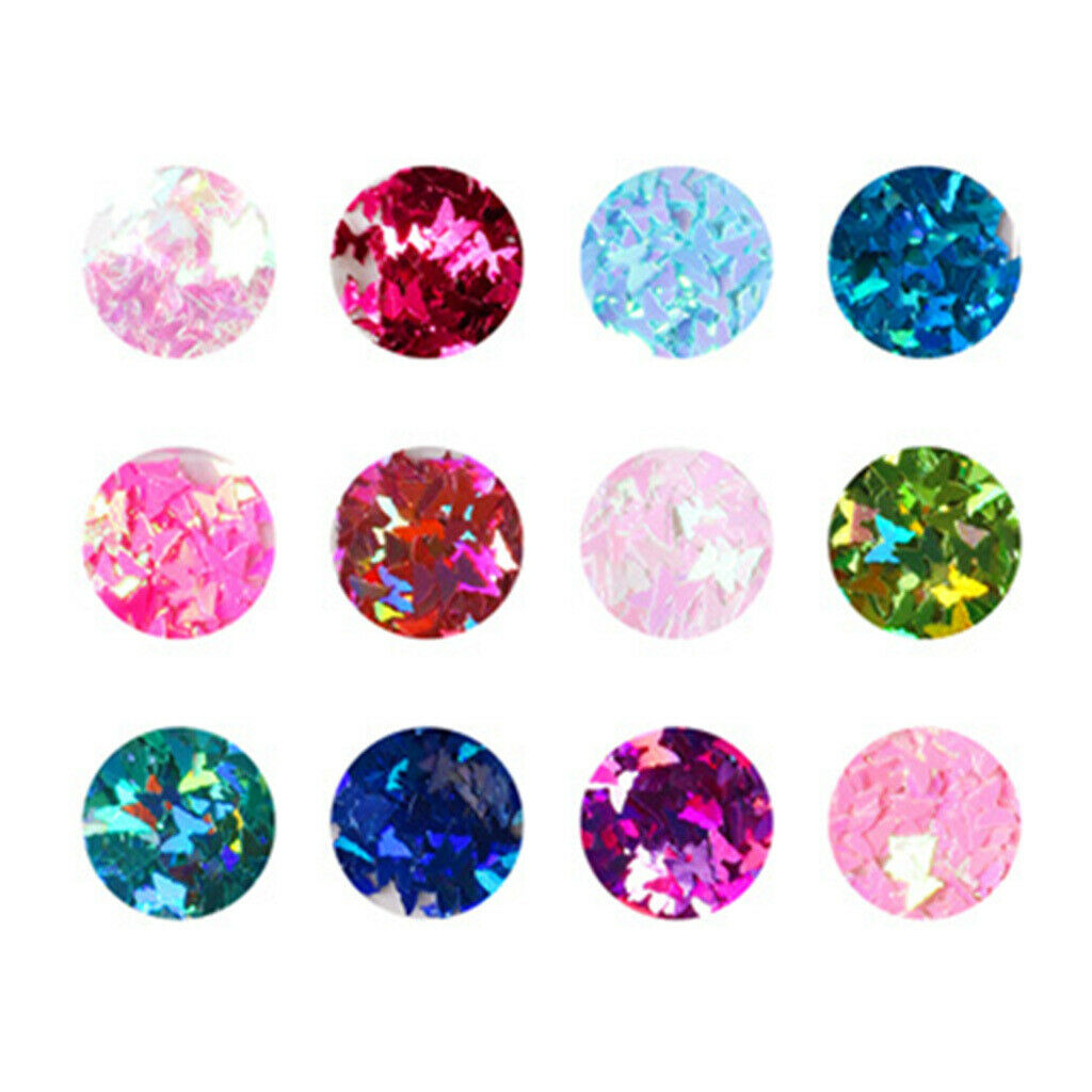 Nail Sequins Paillette Fragments Make up Face Eyes Body Decals Art Design