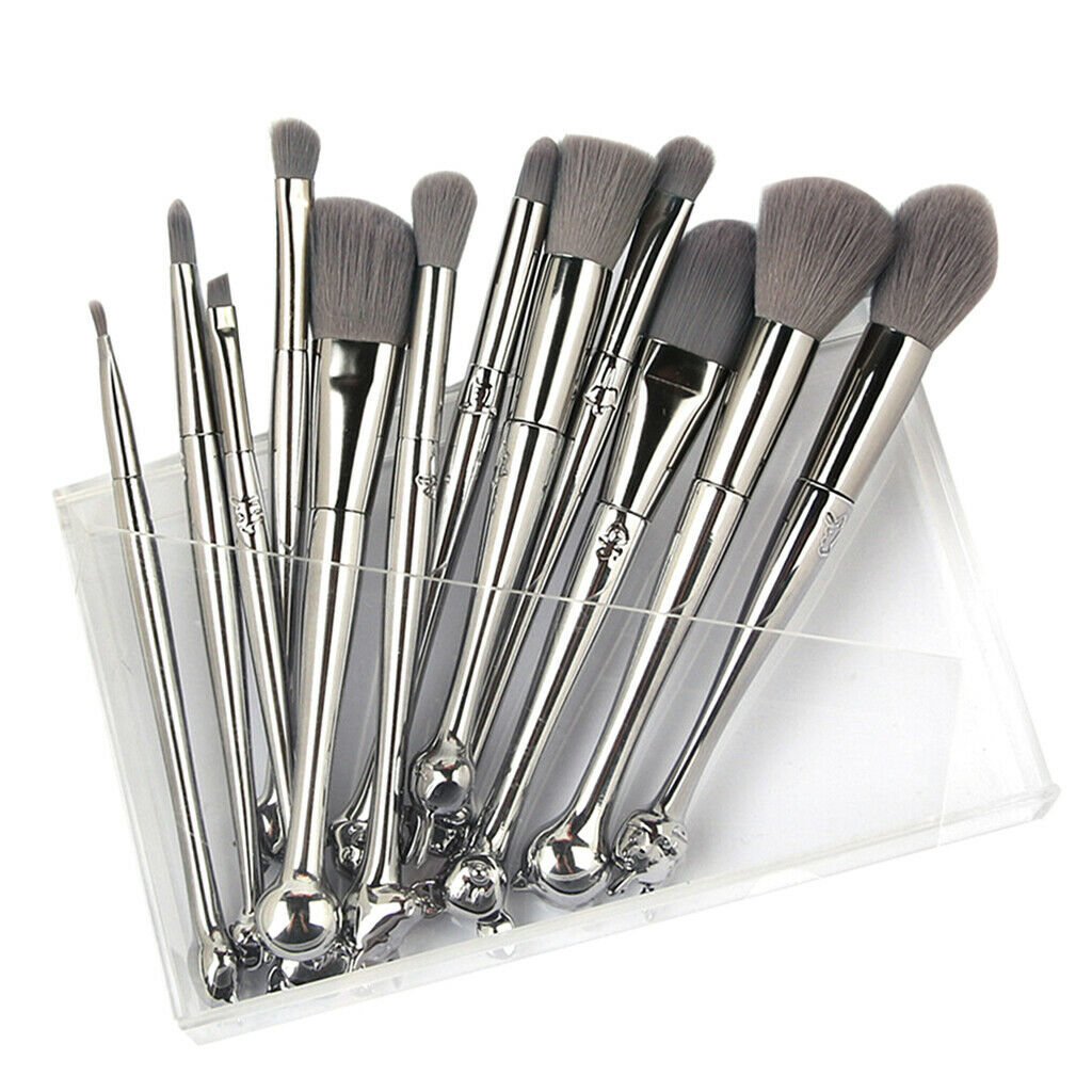 12pcs/set Premium Nylon Foundation Powder Concealers Eye Shadows Blusher