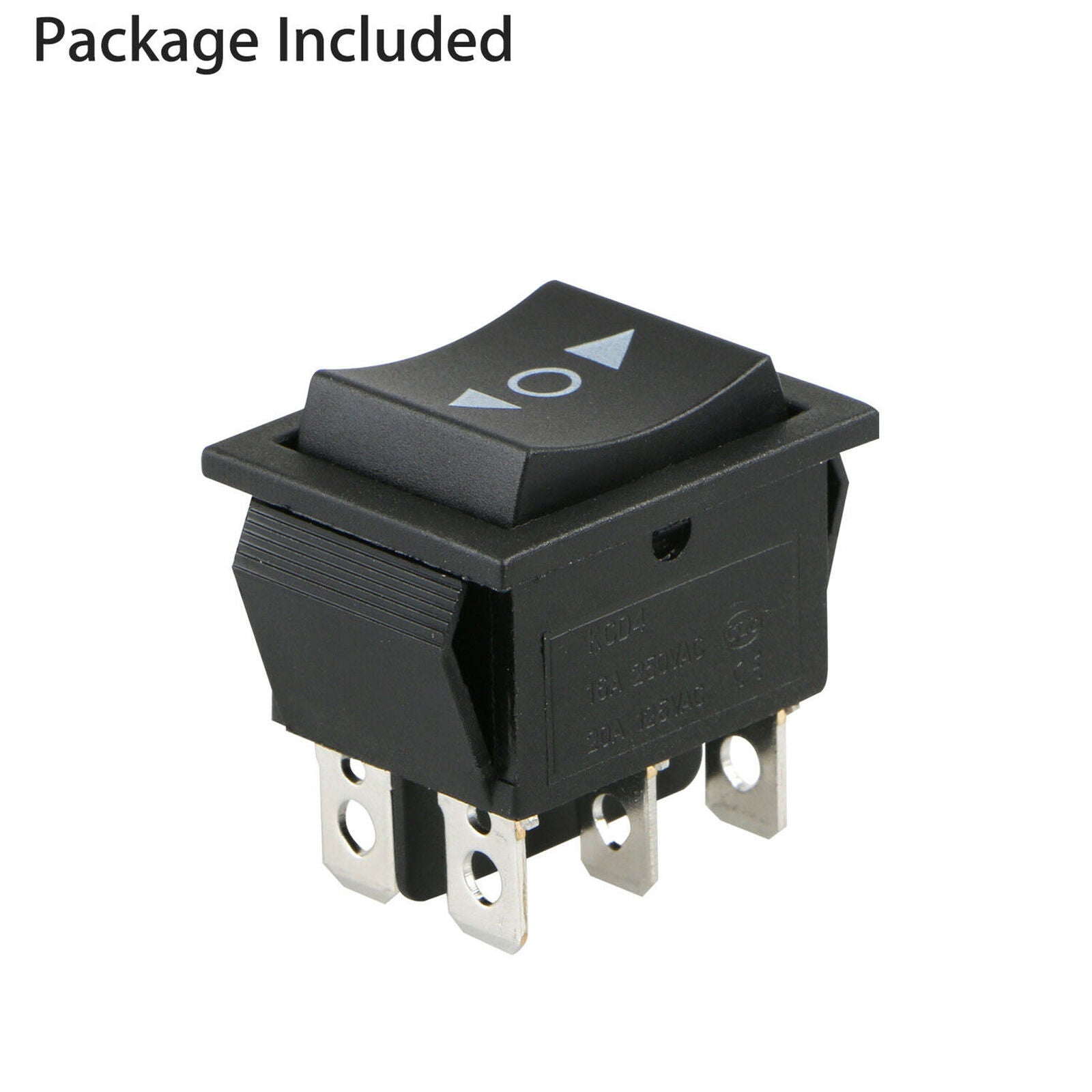 1Pcs Rocker Switch DPDT (ON)-OFF-(ON) 6 PIN 15A/250VAC 20A/125VAC