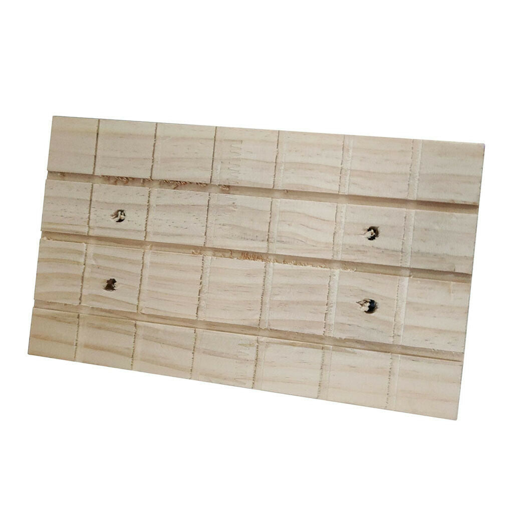 Cage Fixed Pet Hamster Rabbit Scratch Wooden Board Claws and Teeth Care Small