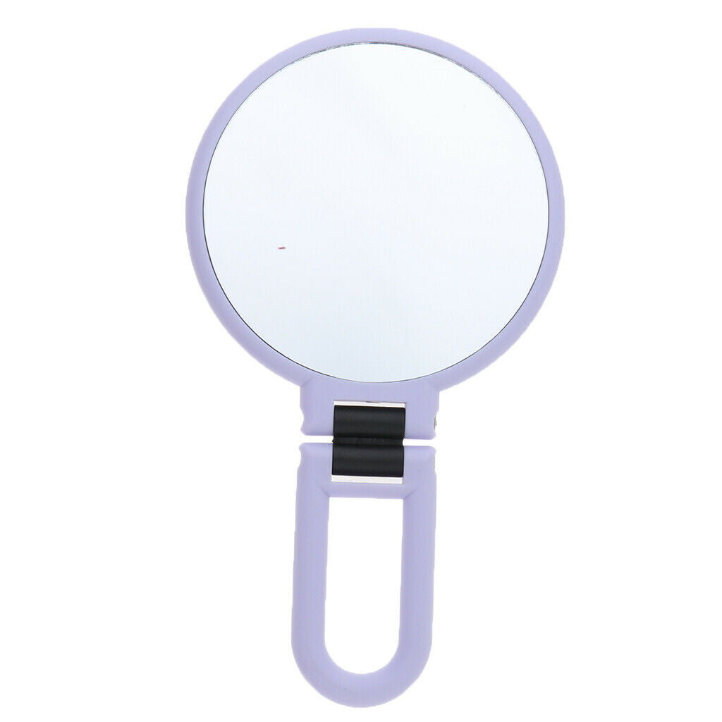 Set of 2 Double Sided Beauty Makeup Mirror Folding Handheld Bathroom Mirror