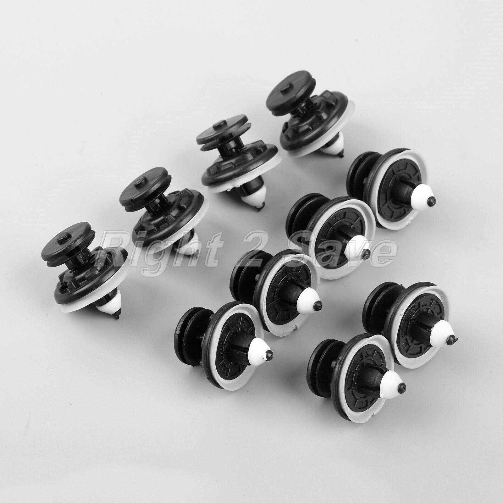10pc Car Screws Interior Panel Trim Retainer Fastener Fit For GOLF PASSAT TOURAN