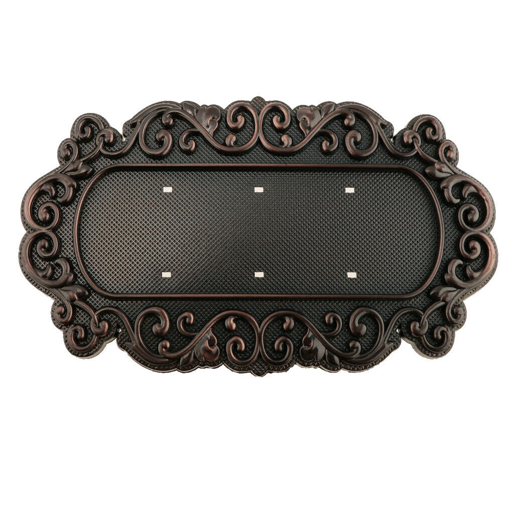 ABS Plastic Retro Detachable Address House Number Sign Plaque Door Plate A