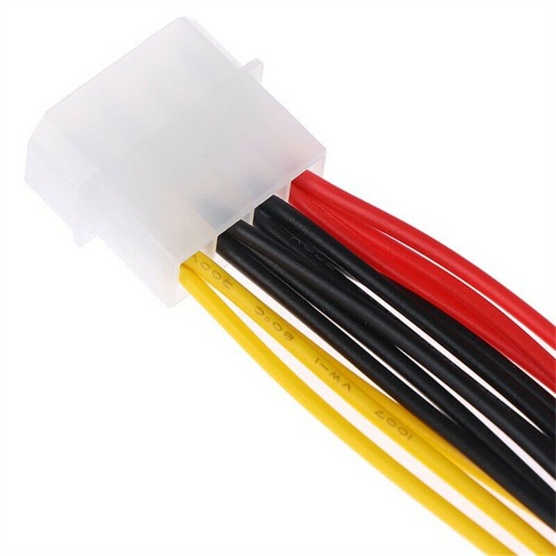 4 Pin IDE 1-to-3 Molex IDE Female Power Supply Splitter Exentsion Adapter Ca DF