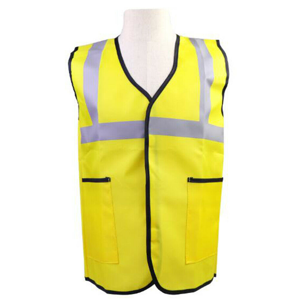 2Pcs Child Worker Role Play Costume Kids Boys Girls Party Dress Up Saftety Vest