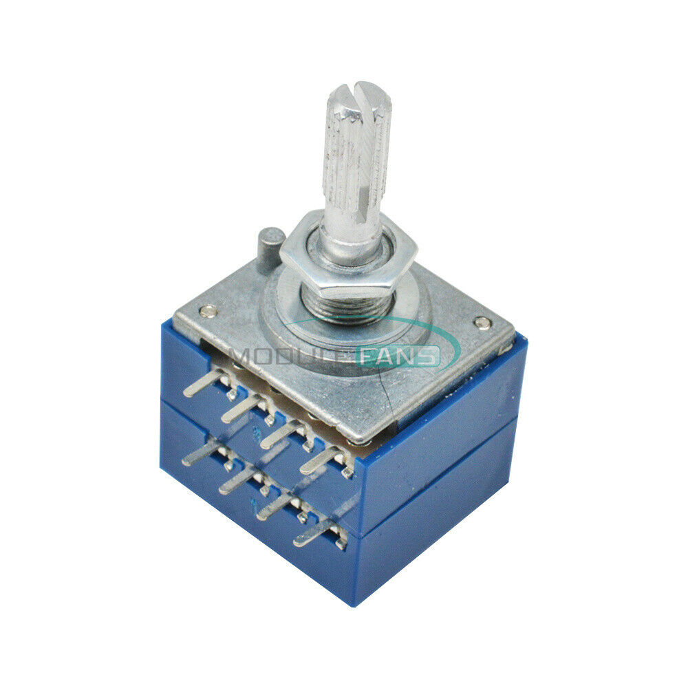 Potentiometer 100K Log ALPS Audio Amp Volume Control Pot Stereo W Loudness