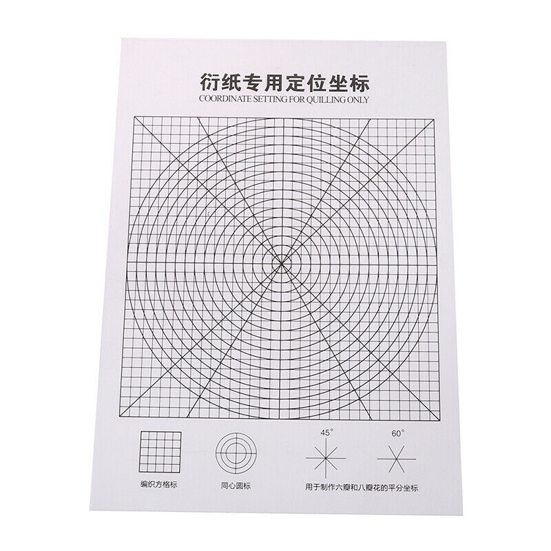 Quilling Paper Winding Plate Yan Paper Template Scrapbooking DIY Handmade.l8