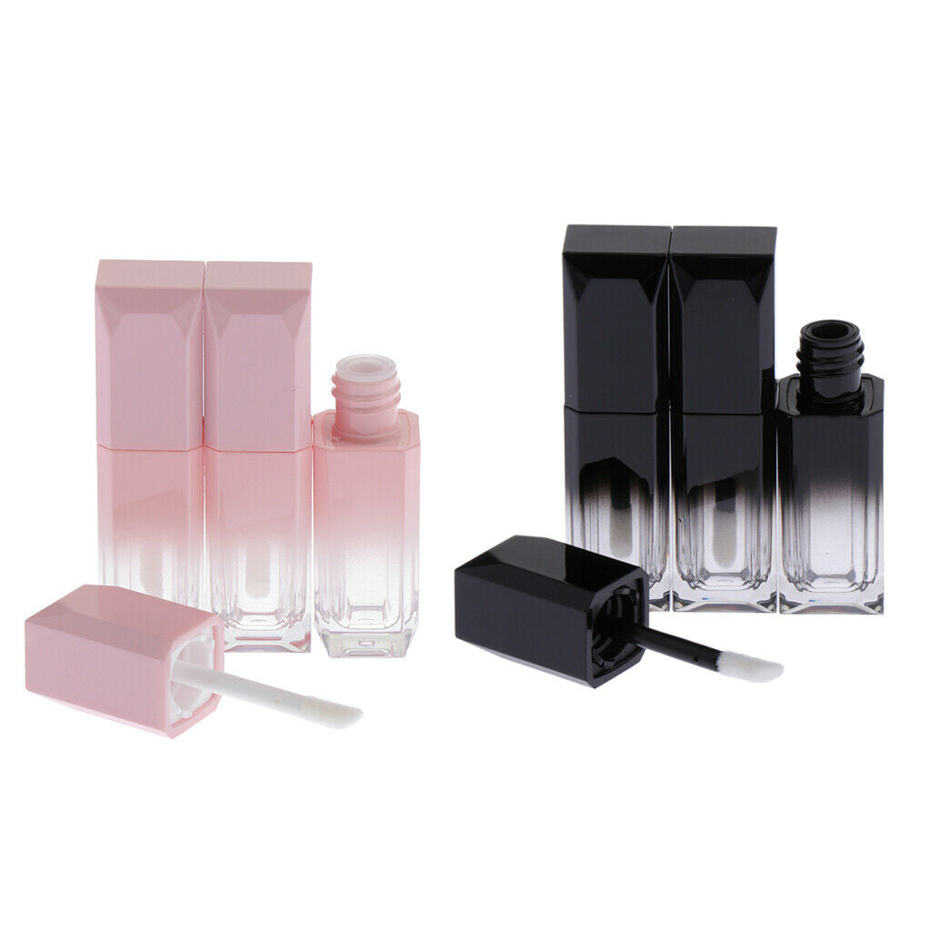 6Pcs 5ml Lip Gloss Tube Small DIY Sample Refillable Lip Balm Bottles for Lip