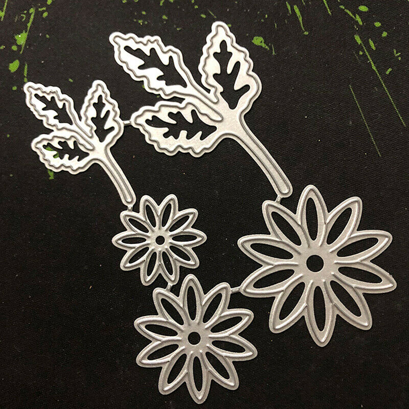 Flower Spring Leaf METAL CUTTING DIES Stencil Scrapbooking Photo Album To.l8