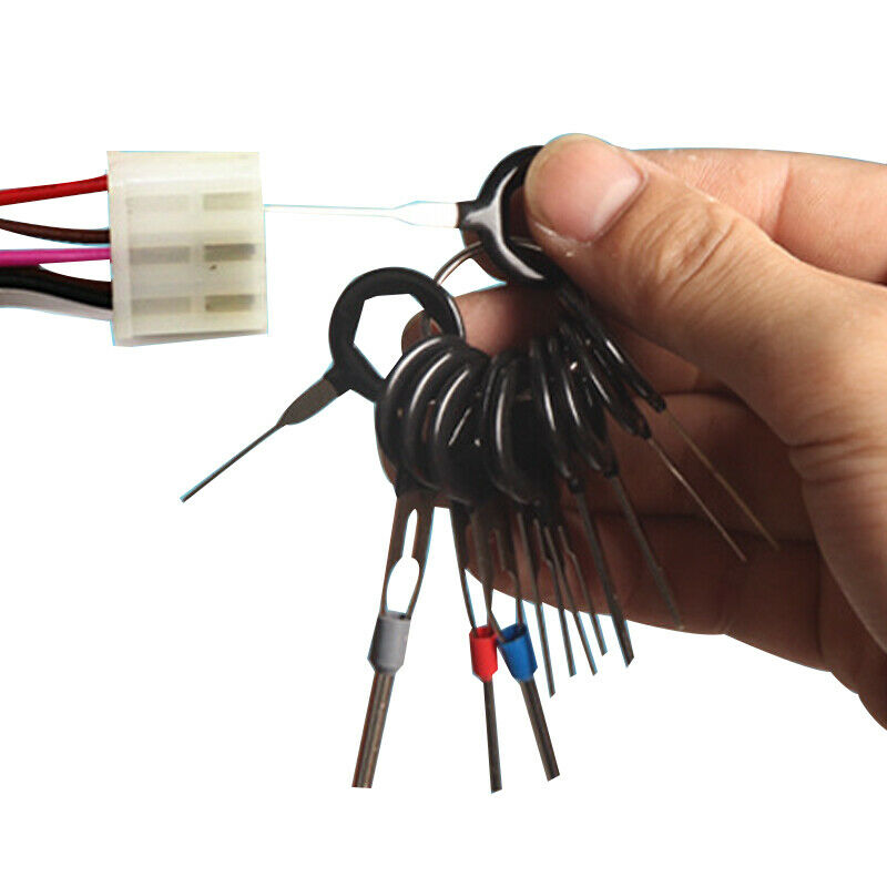 19PCS Motorcyle Scooter Electrical Wire Connector Pin Extractor Terminal Tools