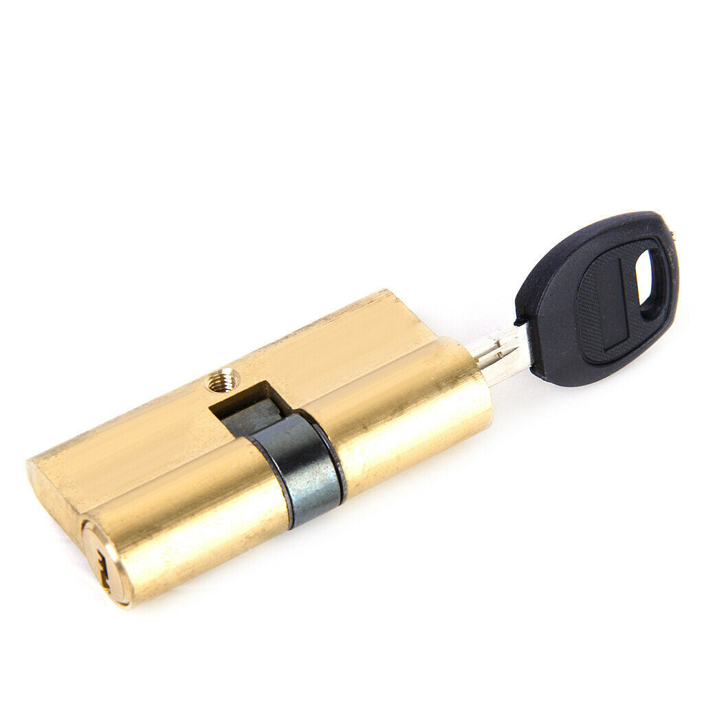 65MM 32.5/32.5 75MM 37.5/37.5 Brass Key Cylinder Door Lock Barrel with 7 key