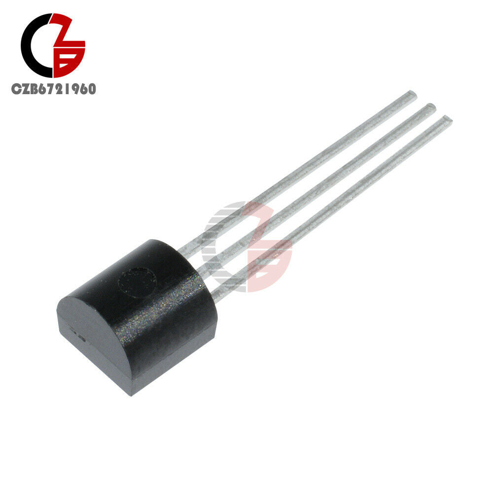 50Pcs Digital DALLAS 18B20 DS18B20 TO-92 Wire Thermometer Temperature IC Sensor