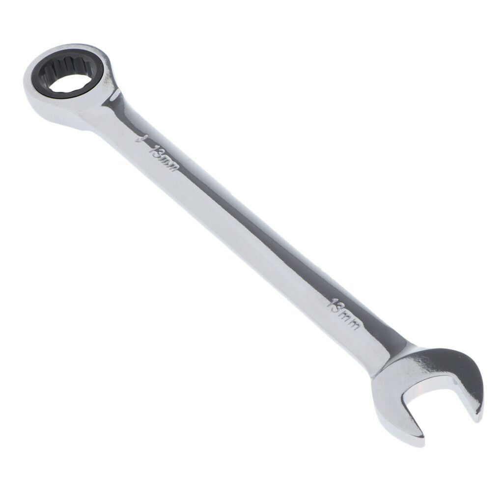 3x 72 Teeth Ratcheting Box Ends Metric Ratchet Wrench Auto Repair Tools