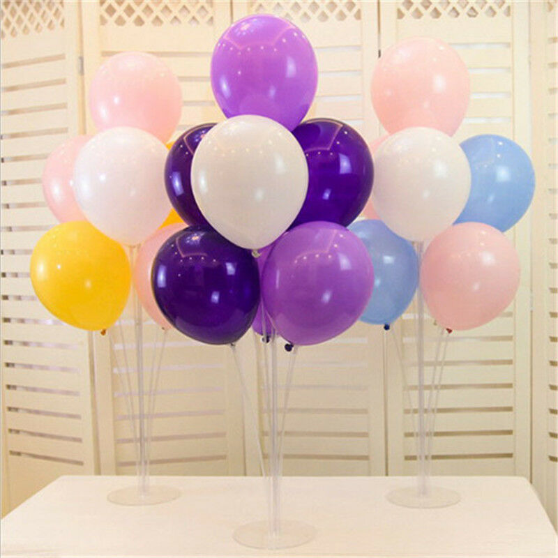 1 Set Sucking Plastic Balloon Column Base For Wedding Birthday Party Dec.DD