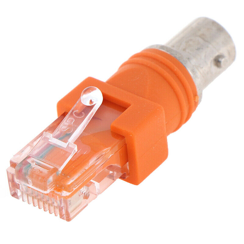 1pcs BNC Female to RJ45 Male Coaxial Coax Barrel Coupler Adap .l8
