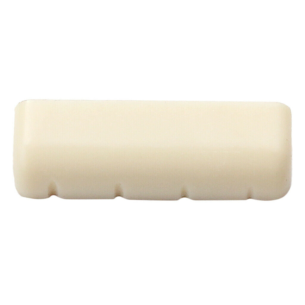 10 Pcs Bone Banjo Top Nuts Four String For DIY Banjo Replacement 30×6×8mm