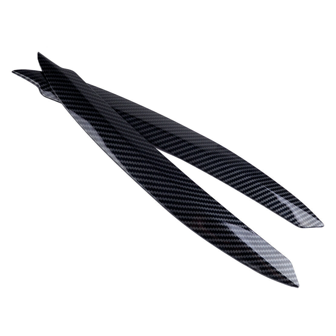 2PCS Headlight Eyebrow Cover Trim Fit for VW Golf 7 GTI GTD R MK7 2013-2017 as