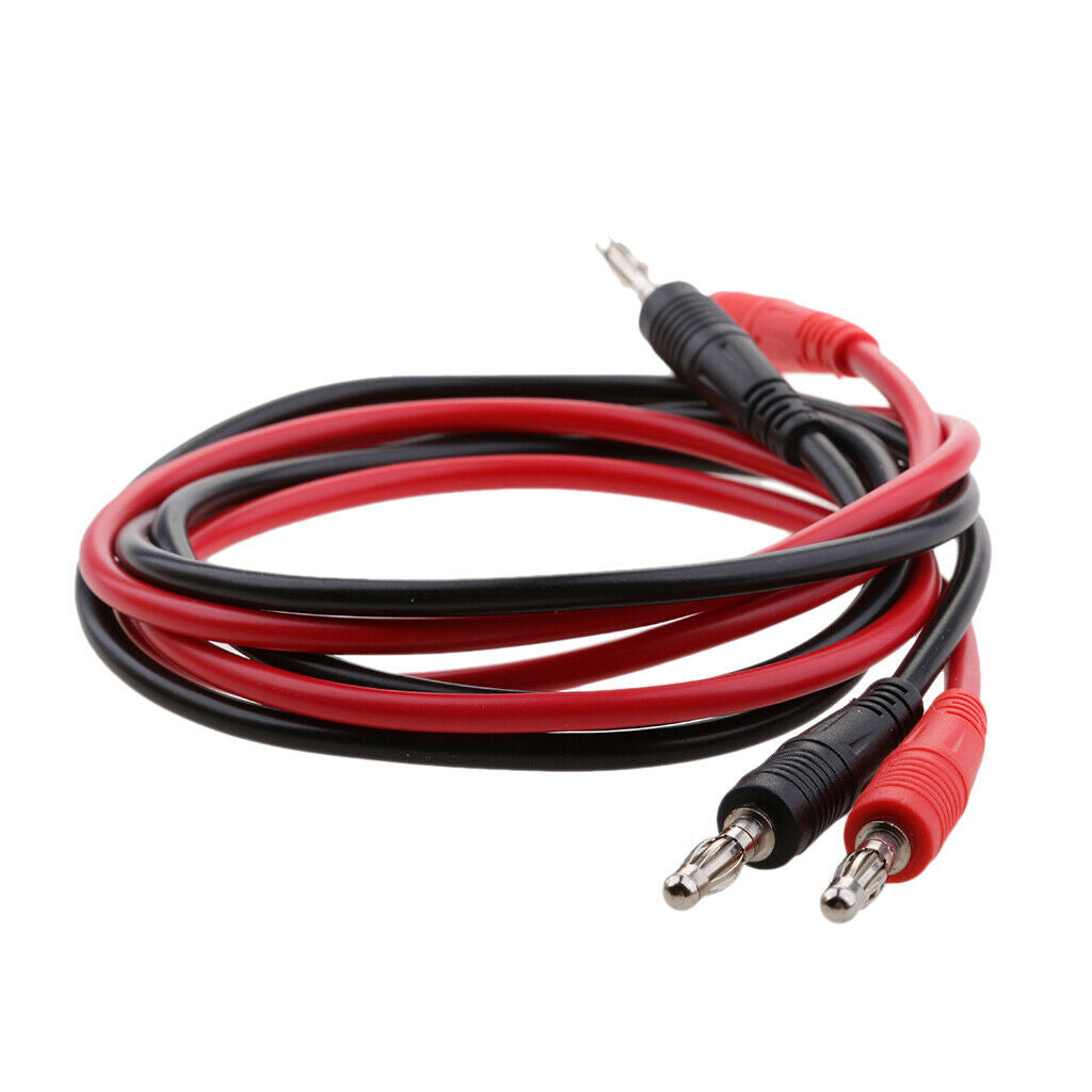 2 X 4mm Silicone Banana Plug Cables