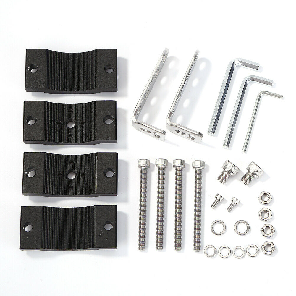 2x Car Bull Bar Roll Cage 18-50mm Tube Clamp Brackets for Offroad LED Light  @