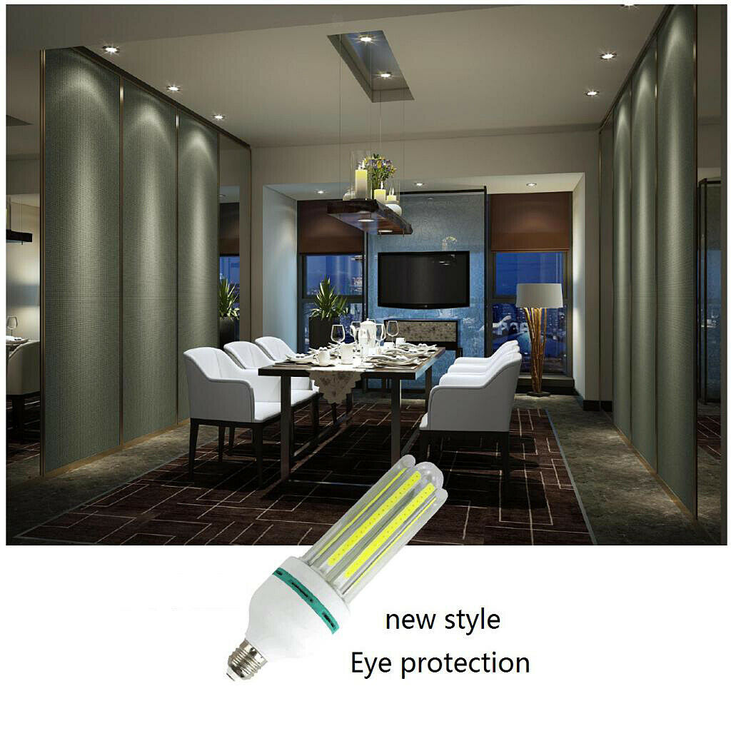 AC 85-265V E27 COB 24W LED Corn Light Bulb Energy-saving Lamp 6000K White