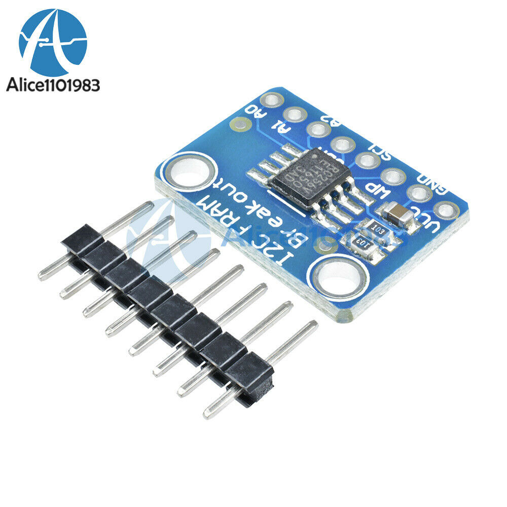 I2C IIC Non-Volatile FRAM MB85RC256V Breakout 256Kbit/32KByte Memory IC Tool DIY
