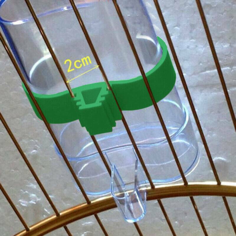 Birds Feeder Food Water Feeding Automatic Drinker Parakeet Parrot Dispenser Cage