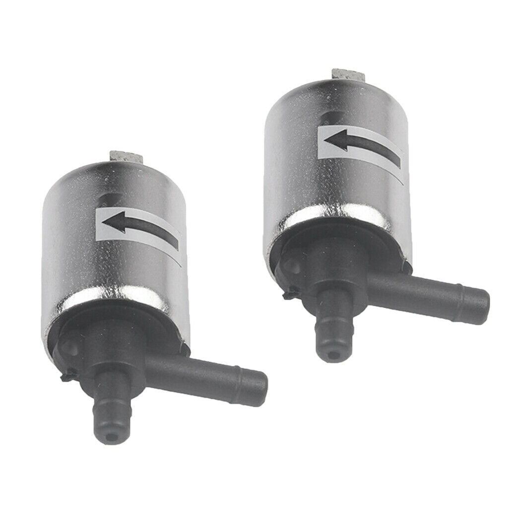 2pc 12V DC Mini Plastic Solenoid Valve for Gas Water Air N/C Normally Closed