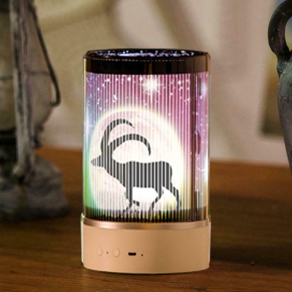 Animated Night Light,Christmas , Wolf, Dragon, Halloween Pumpkin Head, ...
