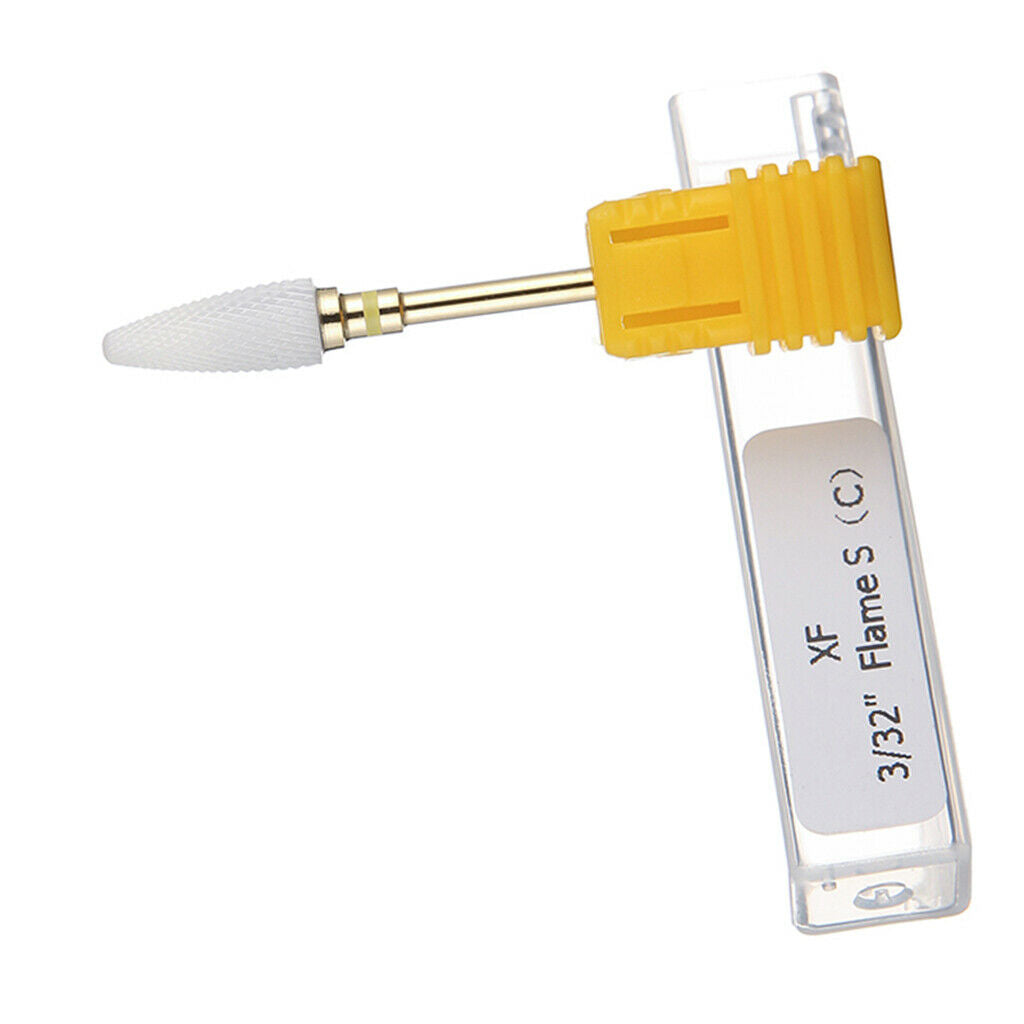 Ceramic Polishing Head Nail Grinding Drill Bit for Electric Nail Machine XF