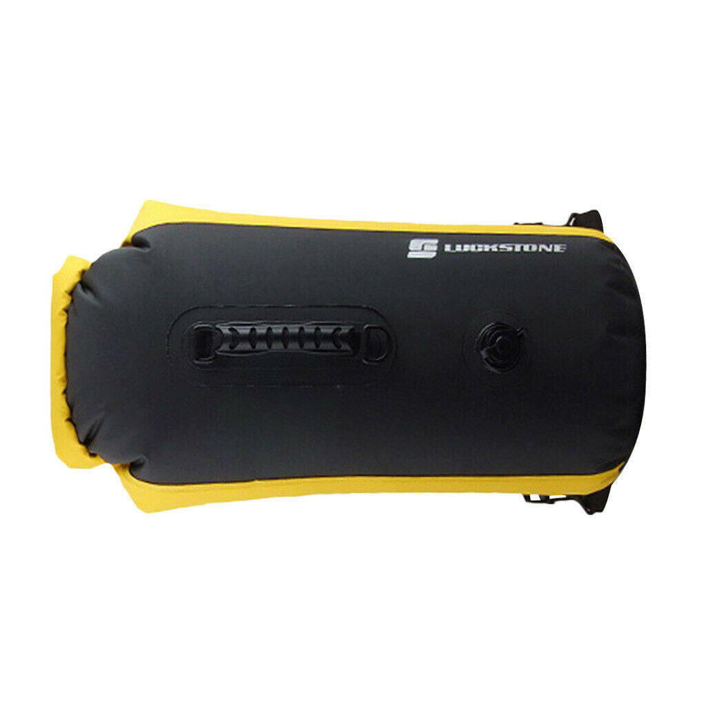 Outdoor Waterproof Bag Drifting Dry Bag Kayak Canoe Rafting  60L Yellow