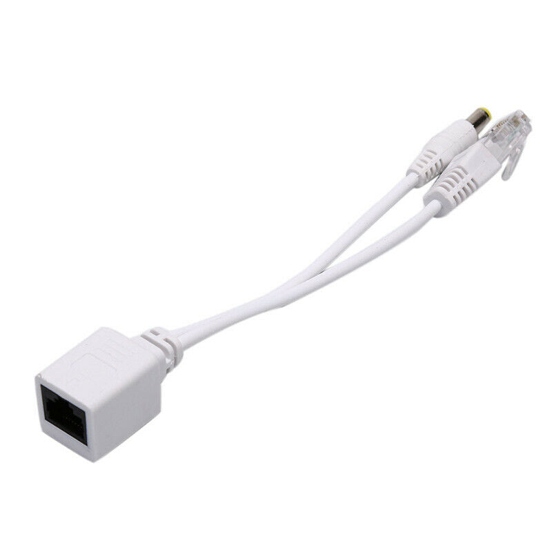 1 Pair Power Over Ethernet Passive PoE Adapter Injector + Splitter Kit Po.l8