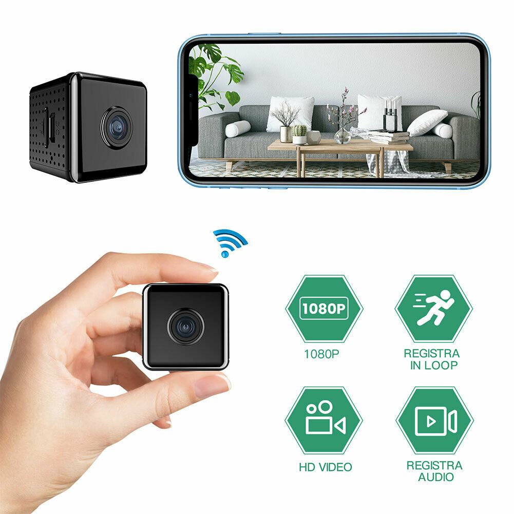 W10 WiFi Mini Camera 1080P HD Night Vision Security Cam Voice Video Recorder