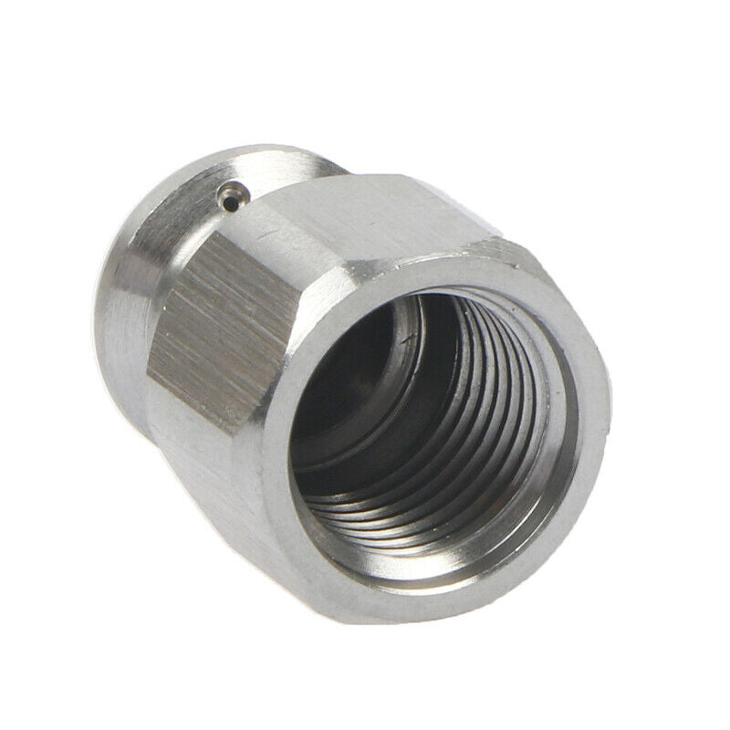1/4"Inch Pressure Washer Drain Sewer Cleaning Female Nozzle Stainless Steel^DF