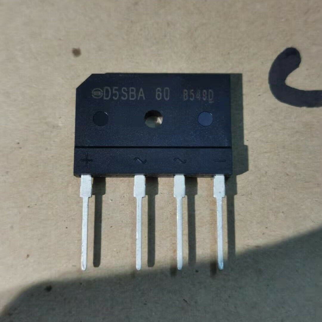 5PCS BRIDGE RECTIFIER Diode SHINDENGEN SIP-4(SIL-4) D5SBA60 D5SBA60-7000 D5SBA