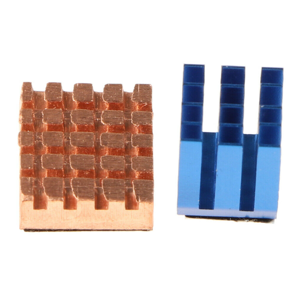 Copper Aluminium Cooling Kit Heat Sinks with Thermal Pad for Raspberry Pi
