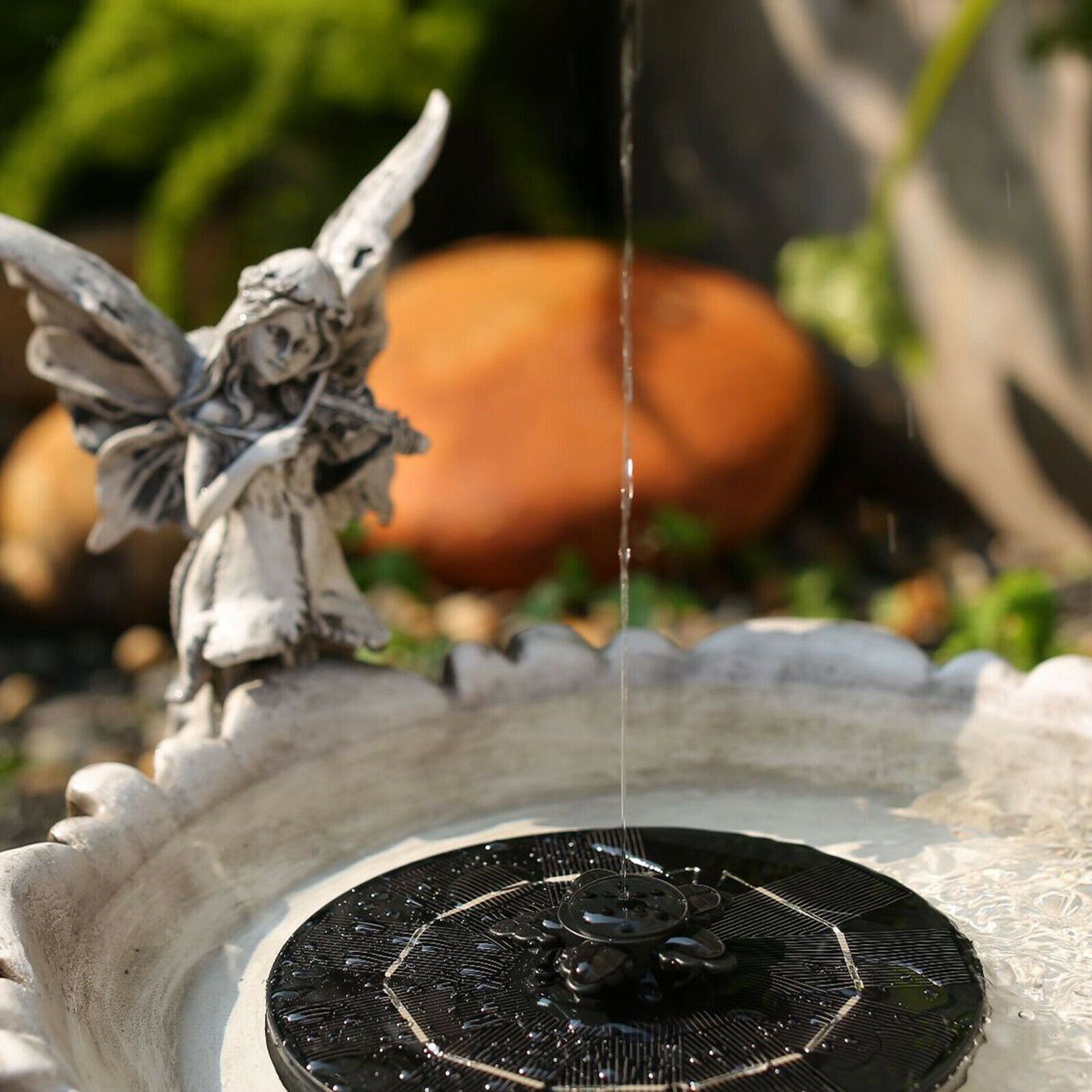 3 in 1 Solar Bird Bath Fountain 3W Outdoor Pool Pond Garden Patio Fish Tank