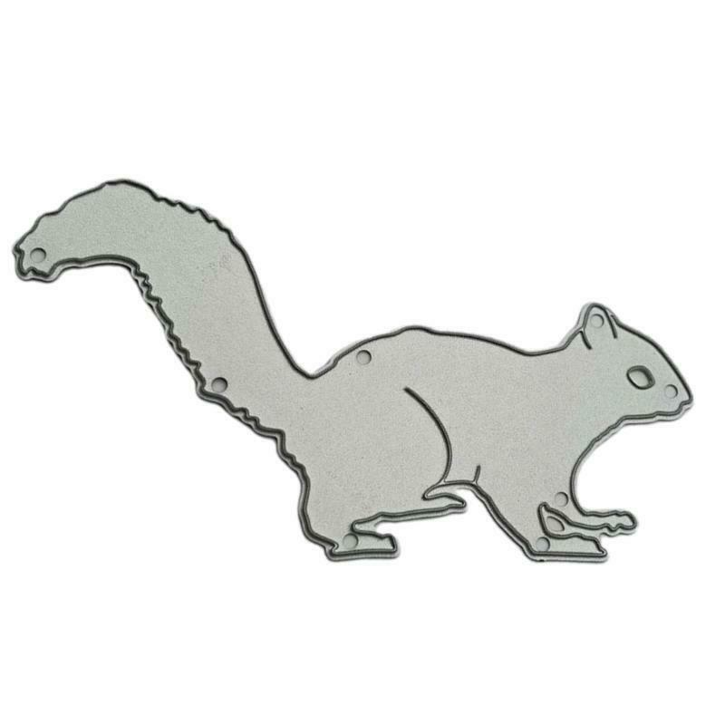 Squirrel Metal Cutting Dies Stencils DIY Scrapbooking Album Paper Card Template