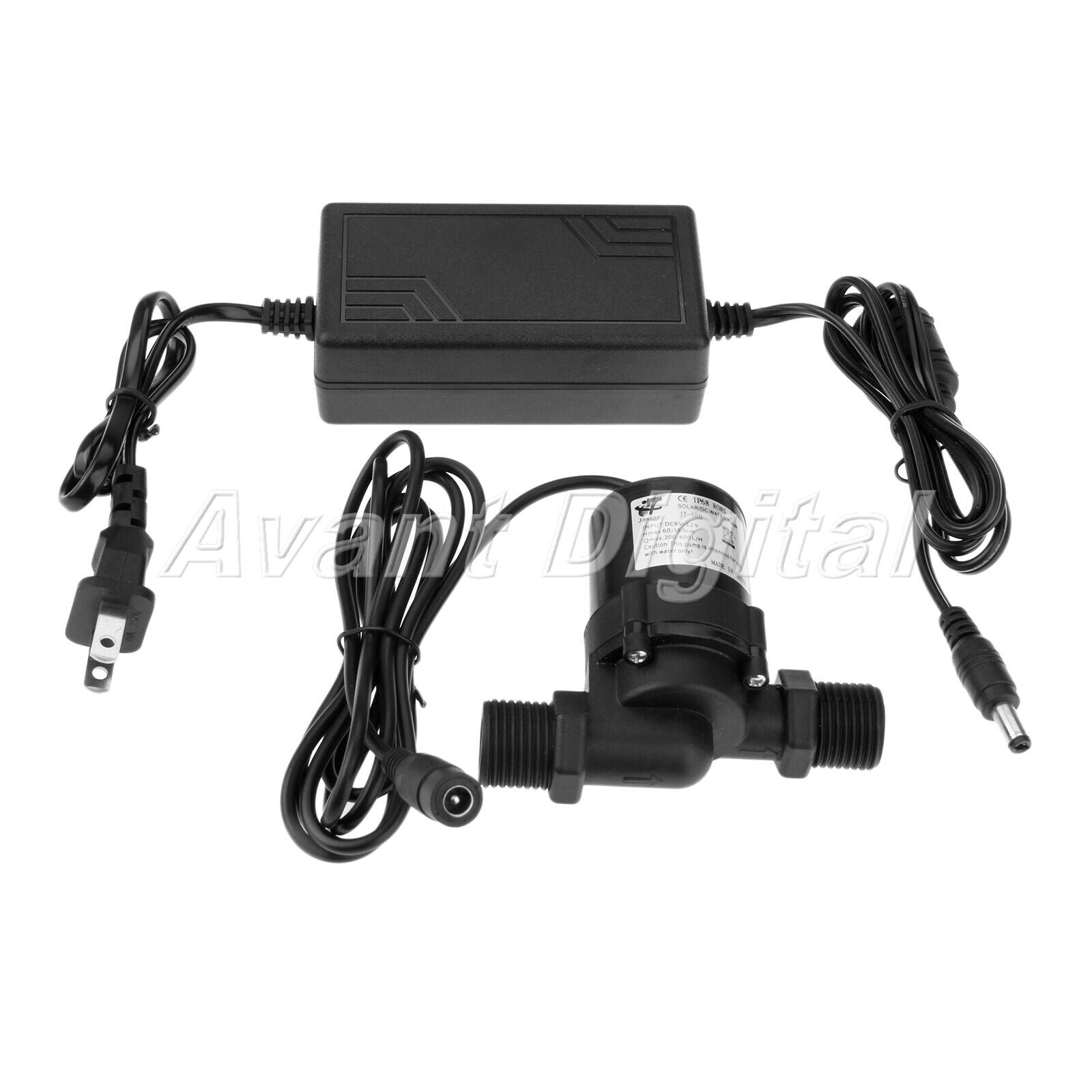 DC 6-12V Water Circulation Pump Brushless Motor Water Fountain Pump &Transformer