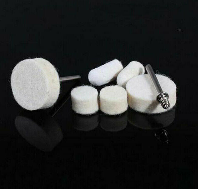 6Pcs of Felt Polishing Kit For Dremel Rotary Tools&Die Grinder [Die/1]