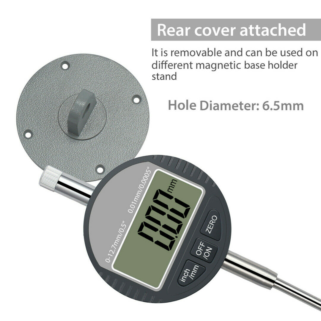 Probe Indicator Gauge Digital Dial 0.01mm Indicator 0-12.7mm/ Digital Display