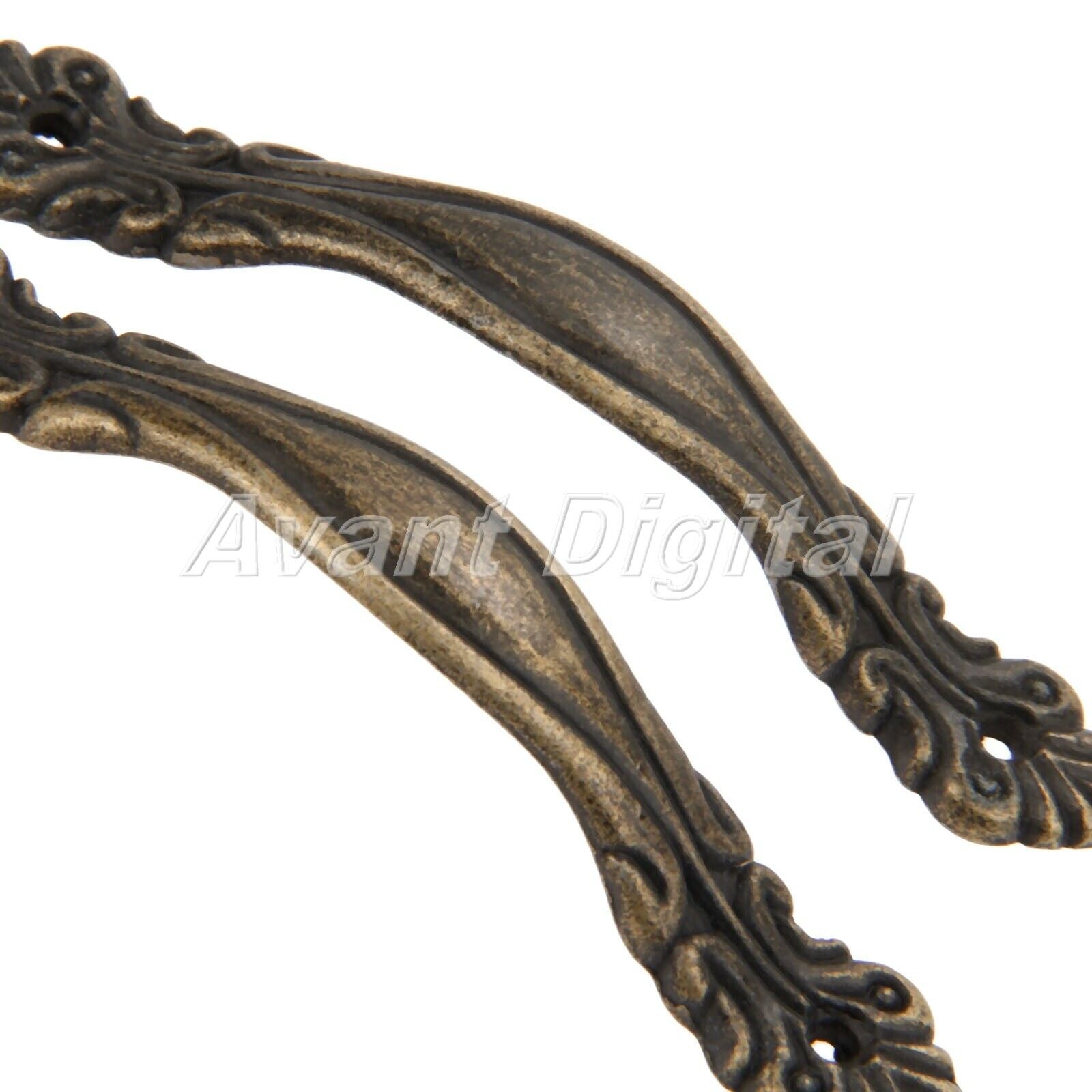 2pcs Elegant Furniture Door Knobs Cupboard Drawer Cabinet Pull Handles Hardware