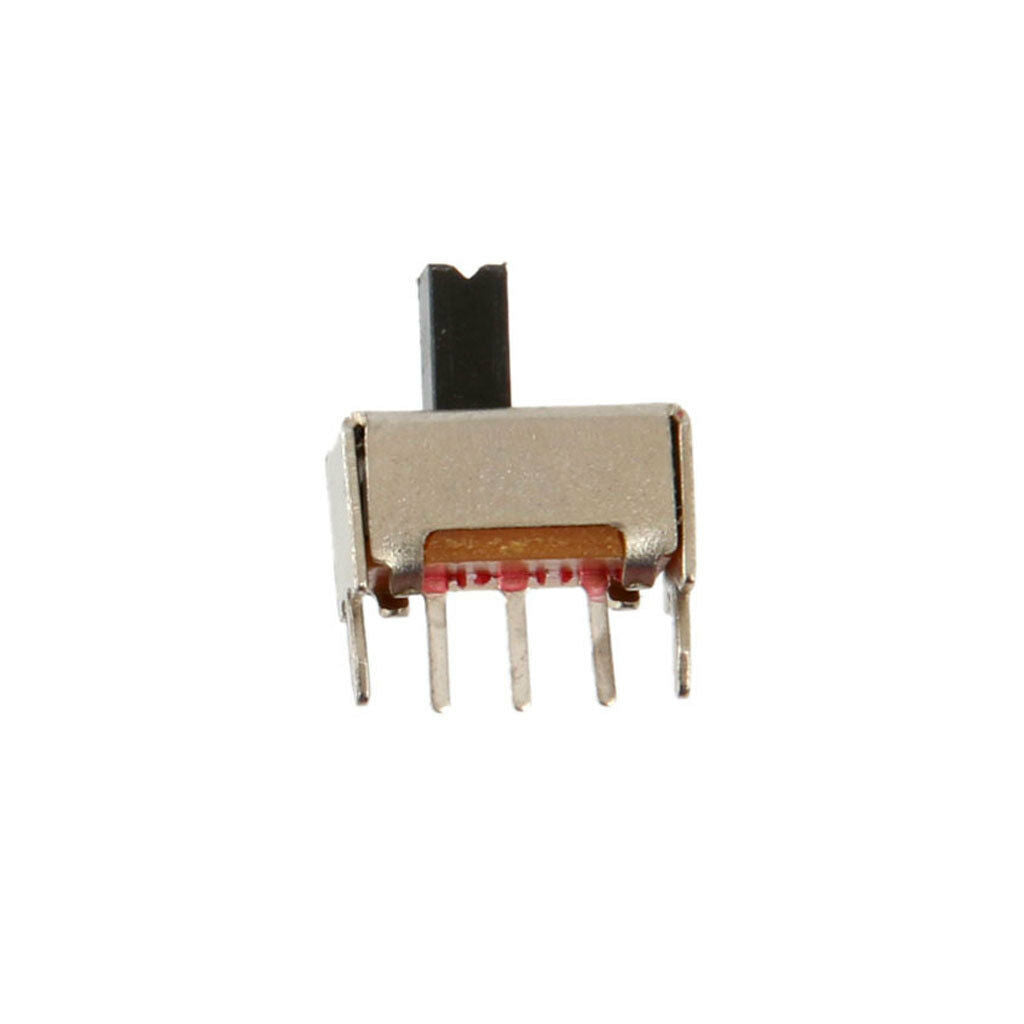 10PCS  -12D07VG4 1P2T 4mm PCB Panel Vertical Slide Power Switch
