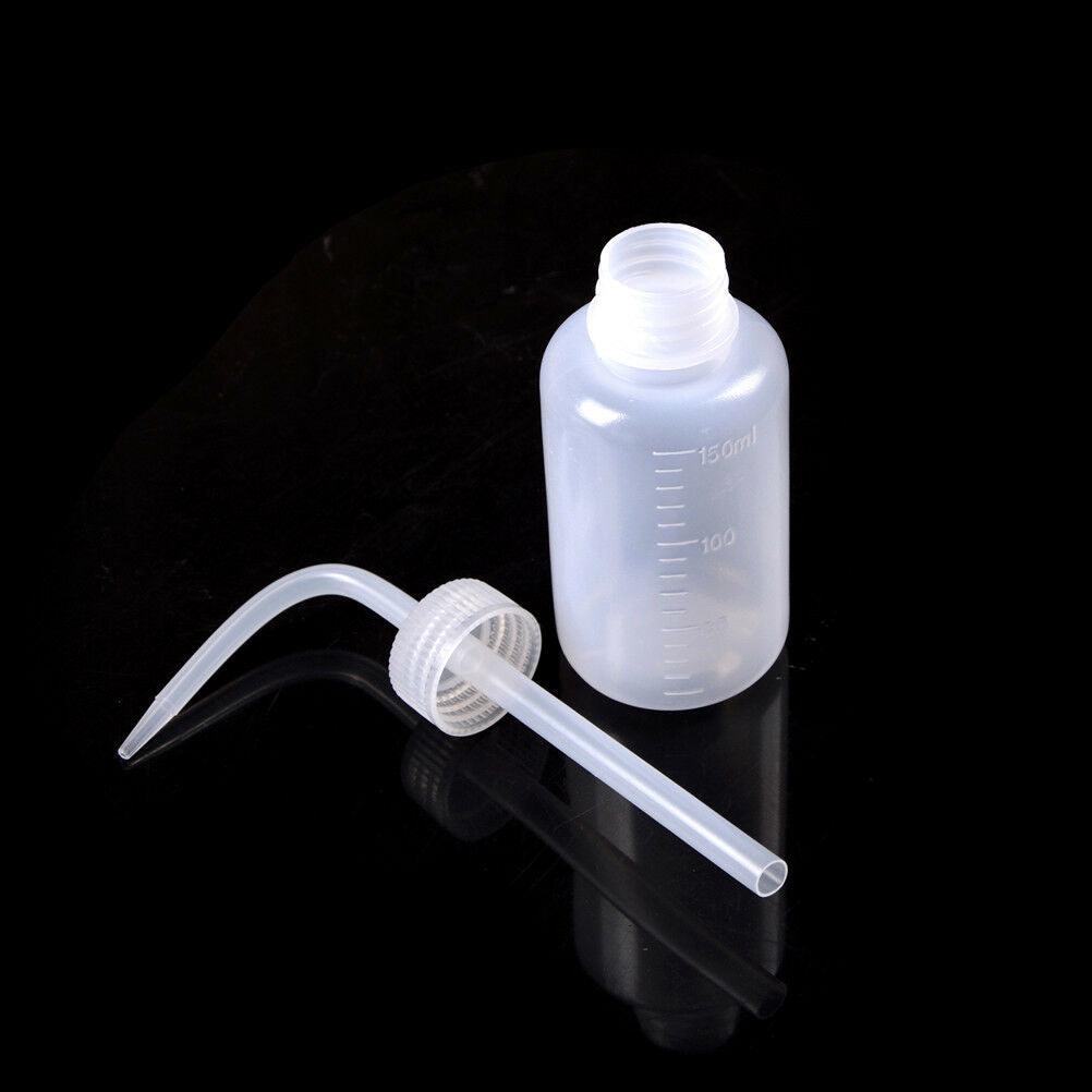 2pcs Transparent Tattoo Green Soap Wash Clean Squeeze Diffuser Bottle 150.l8
