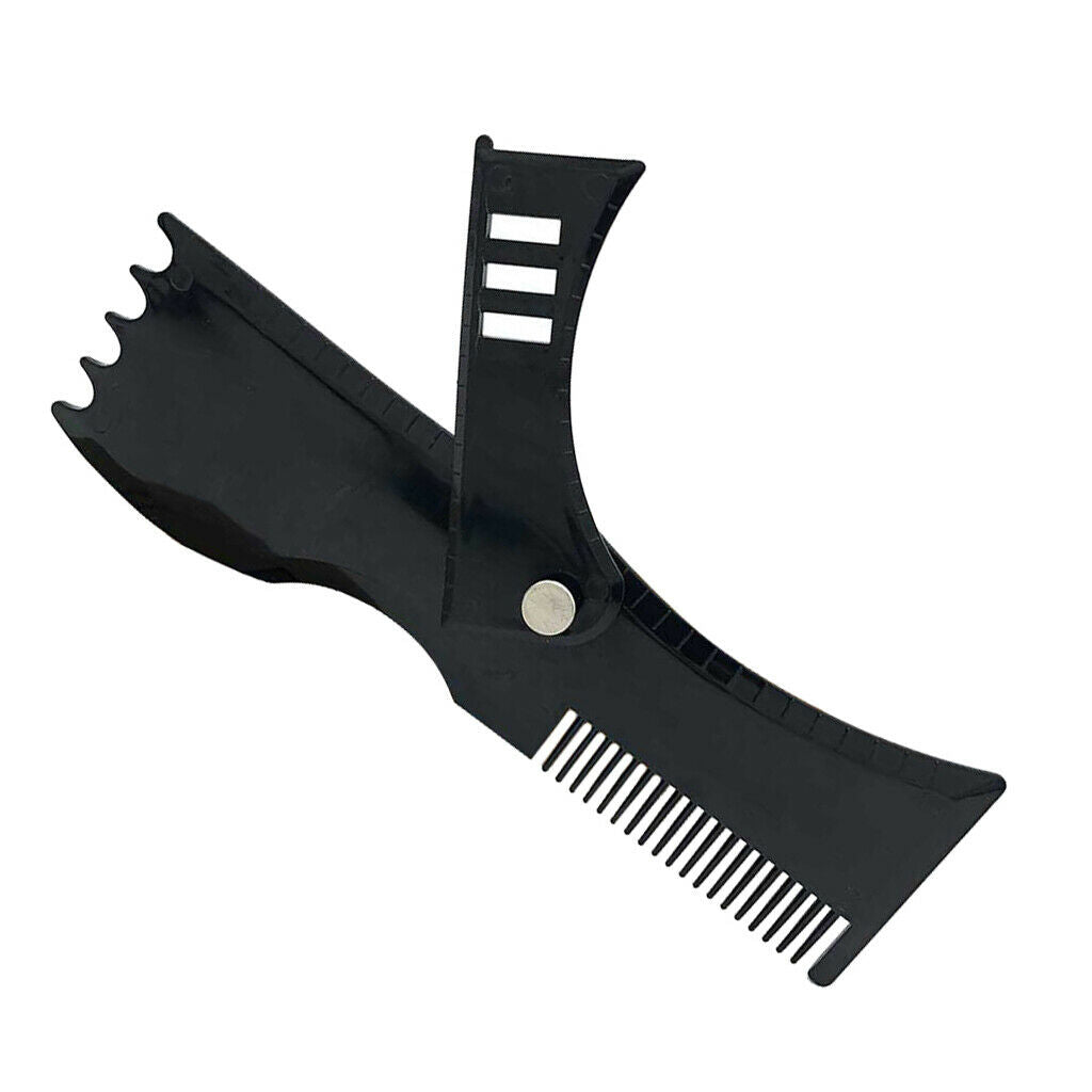 2 Pack Rotatable Beard Shaping Tool Template Guide Beard Trimmer Ruler