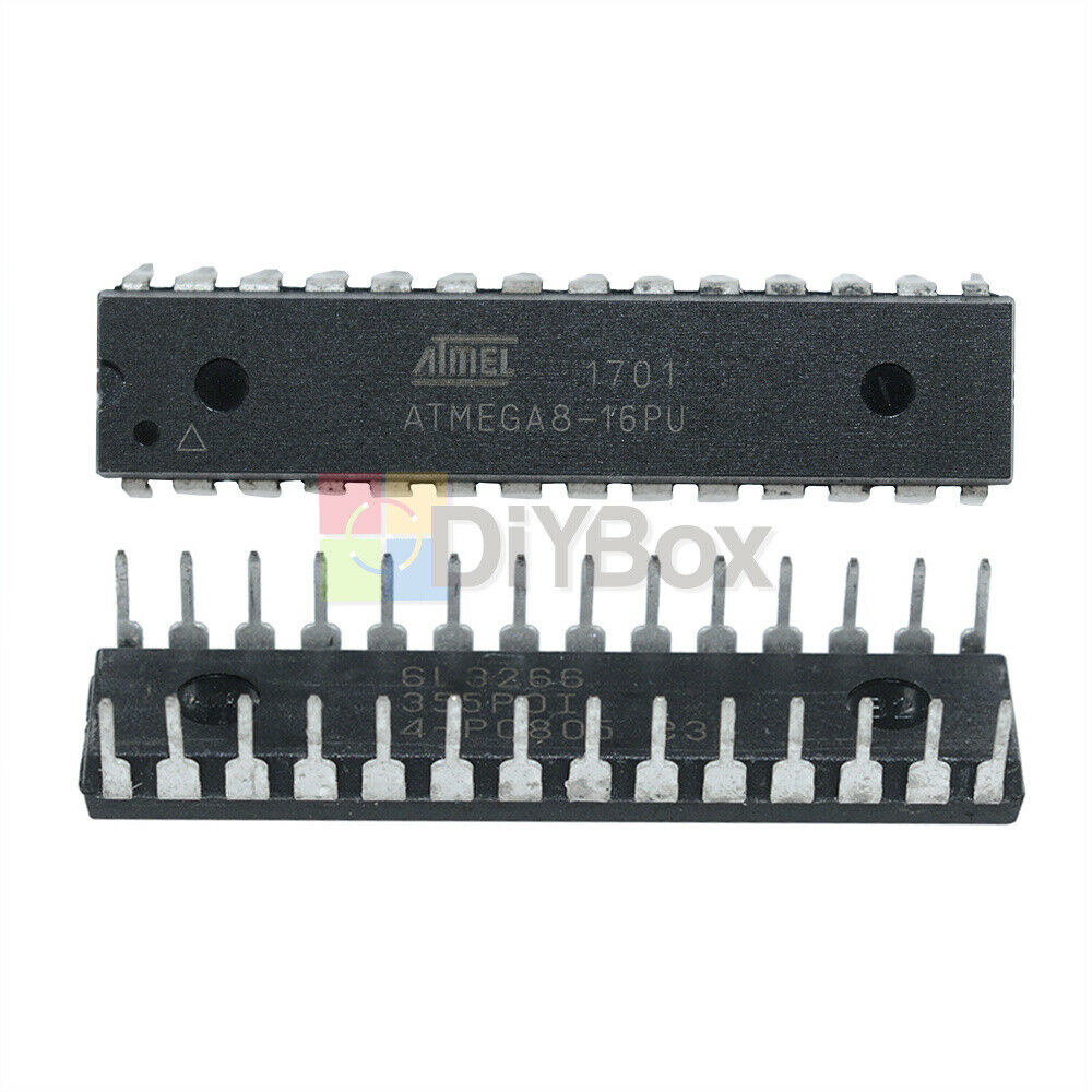 10Pcs MCU IC ATMEGA8-16PU ATMEGA8 16PU DIP28 DIP-28 IC Chips