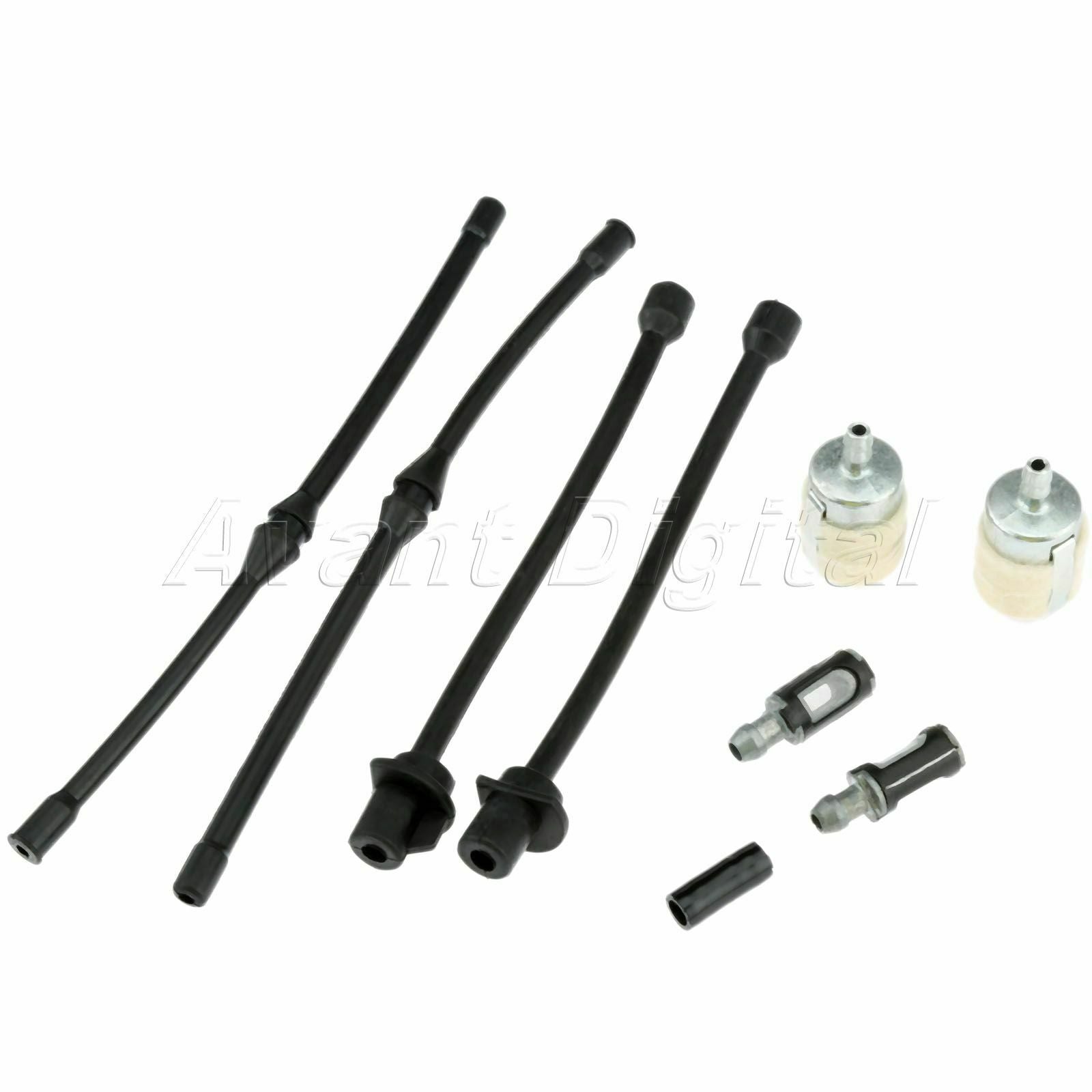 Chainsaw Parts  for 52cc 58cc Hose Kit 8pcs Oil Fuel Filter Pipe 4500/5200/5800