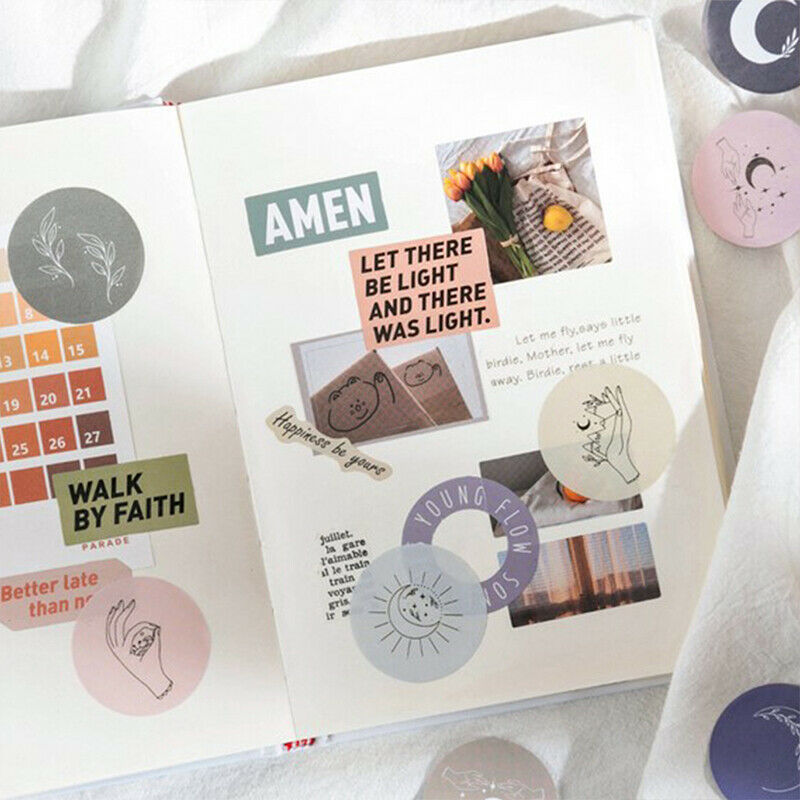 Decorative Stationery round ins Stickers Scrapbooking DIY Diary Album Sti.l8