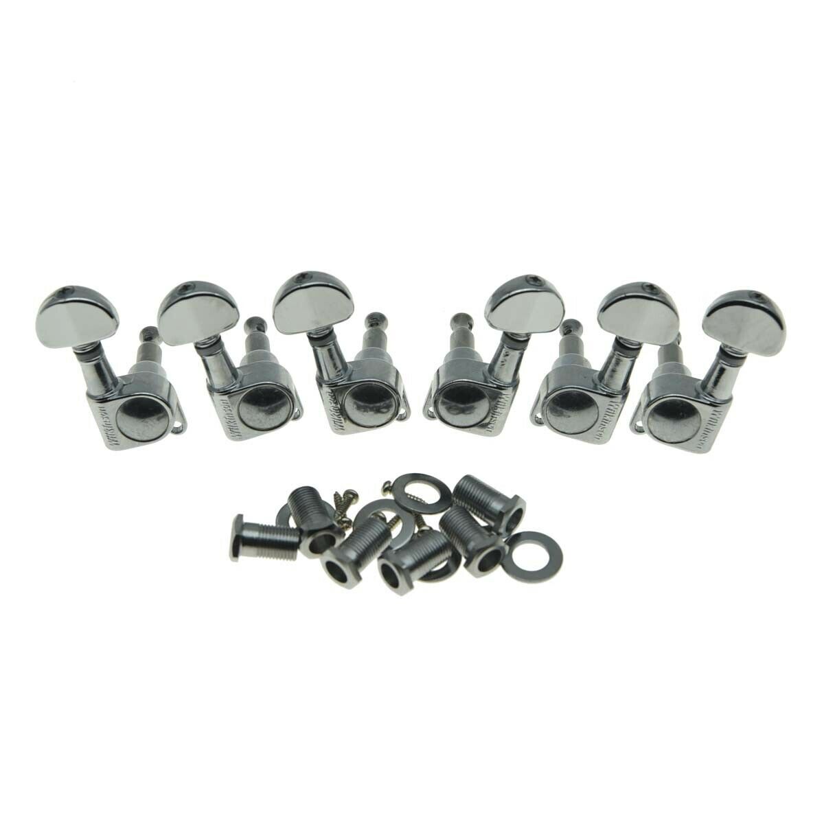 Wilkinson 3x3 ROTO Style Guitar Tuners Tuning Keys for LP or Acoustic Guitars CR