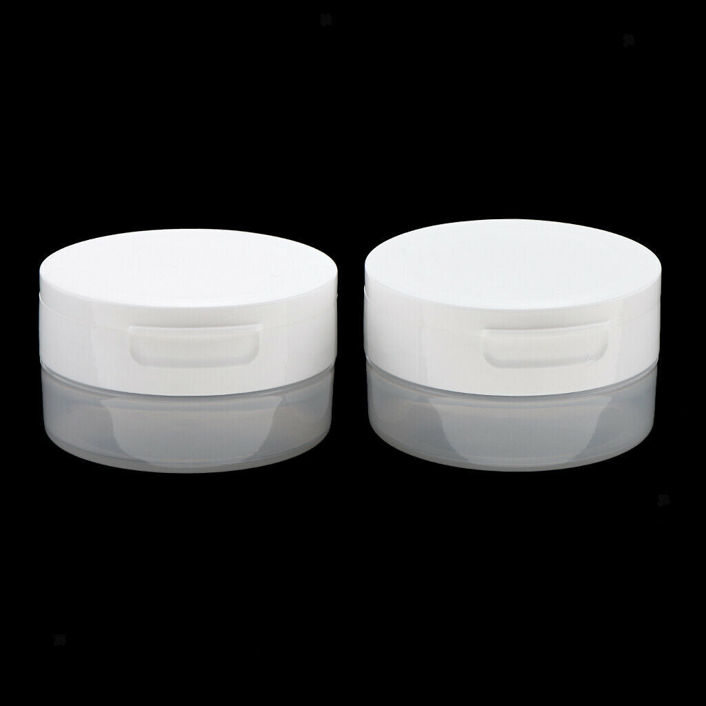 2Pcs 50g Empty Loose Powder Jar Bottle Container/Make Up Sifter Bottles